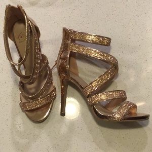 Rhinestone heels